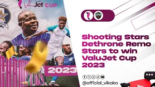 Shooting Stars Conquer Remo Stars, Beyond Limits To Win ValueJet Cup 2023