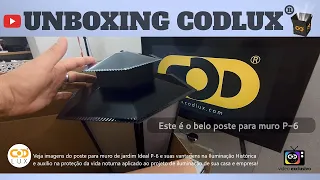 Codlux® desembala o poste para muro Ideal P-6