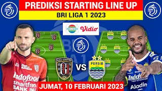 BALI UNITED VS PERSIB - PREDIKSI STARTING LINE UP - PEKAN 23 BRI Liga 1 2023 - Live Indosiar