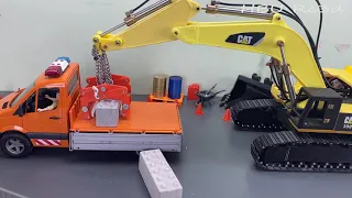 3D Printed RC Excavator - How To Make betonblock 1:14