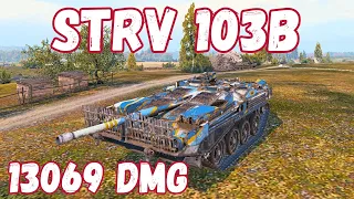 Strv 103B - 13069 Damage - Malinovka | World of Tanks