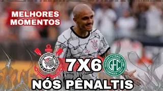 GOLS CORINTHIANS 1 X 1 GUARANI | MELHORES MOMENTOS TIMÃO GUANHA NOS PÊNALTIS PAULISTÃO 24/03/2022