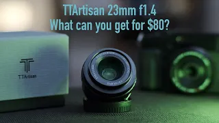 TTArtisan 23mm f1.4 | lens unboxing | quick review | fujixt4 | cinematic sample