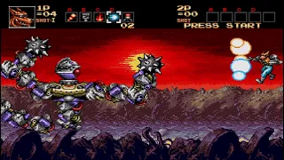 Contra: Hard Corps (Sega Genesis) Playthrough (Ending A)