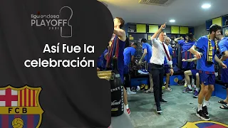 El BARÇA celebra el el título de campeón de Liga Endesa | Playoff Final 2021