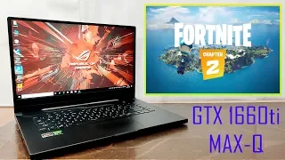 Fortnite Chapter 2 Gaming Review on Asus ROG Zephyrus G [Ryzen 7] [NVIDIA GTX 1660 Ti Max-Q] 🔥