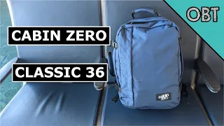 Cabin Zero Classic Backpack 36 Review (Minimalist Carry-on Backpack)