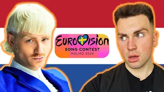BRITISH GUY REACTS TO THE NETHERLAND’S ENTRY FOR EUROVISION 2024 | JOOST KLEIN - EUROPAPA