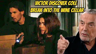 The Young And The Restless Spoilers Victor caught Cole and Victoria sneaking into the wine cellar