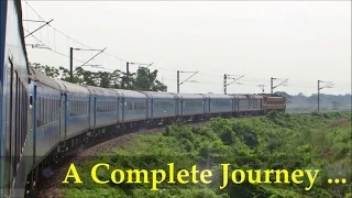 Puri Howrah Shatabdi Express : Entire Journey Compilation in LHB Rake