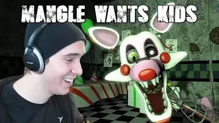 MANGLE WANTS KIDS! - Reacting to Five Funky Night's at Freddy's 2 [REUPLOAD]