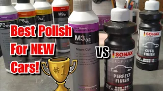 Best Polish For New Cars- Koch Chemie M302 VS Sonax Perfect Finish! Which Performs Best?