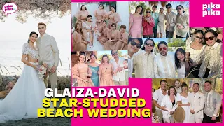 Zambales beach wedding nina Glaiza de Castro at David Rainey, star-studded!