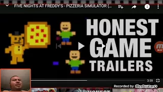 React to Honest Game trailers: Five nights at Freddy's pizzeria simulator