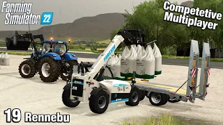 LOADING UP THE BIG BAGS Rennebu Competitive Multiplayer FS22 Ep 19