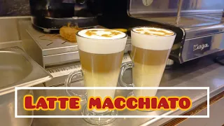 Barista training | How to make a latte macchiato | barista skills | latte art