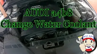 Audi A4 Change Water Coolant - Kuras Air Radiator Mobil Audi A4