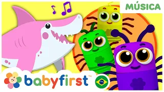 Música Infantil Educativa | Bebê Tubarão | Desenhos Animados | Músicas para bebê | BabyFirst Brasil