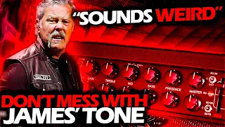 JAMES HETFIELD REACTION WHEN SOMEONE MESSES HIS GUITAR TONE #METALLICA