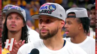 Golden State Warriors Trophy Presentation Ceremony - Western Conference Champions 🔥