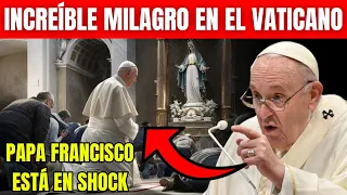 El Papa Francisco tuvo una visión de la Virgen María, ella le dejó este mensaje...