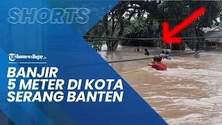 Video Detik-detik Banjir Terjang Kota Serang Banten, 2.413 Rumah Terdampak,  2.900 Warga Mengungsi