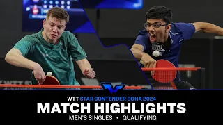 Manav Vikash Thakkar vs Rares Sipos | MS Qual | WTT Star Contender Doha 2024