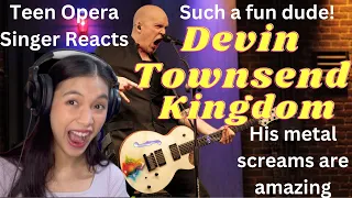 Teen Opera Singer Reacts To Devin Townsend - Kingdom