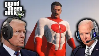 US Presidents SURVIVE OMNI MAN ATTACK In GTA 5