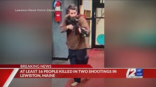 At least 16 dead in Maine mass killing and police hunt for the shooter as residents take shelter