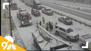 Colorado road conditions: WB I-70 reopens after crews clear crashes