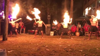 World fire dance champions. ( Via losefa Tiumalu wedding)