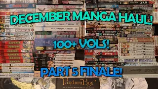 December Manga Haul! It's Finally Over! | Finale 100+ Vols!