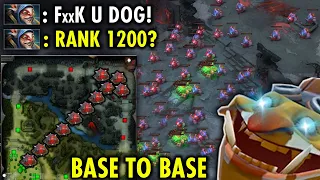 How real man play techies!! EPIC 500IQ bully immortal with mines army Base to Base!!