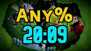 A Bug's Life (PS1) "Any%" speedrun in 20:09 [Former WR]