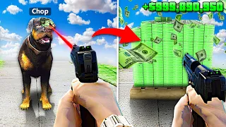 Everything I SHOOT Becomes MONEY in GTA 5!