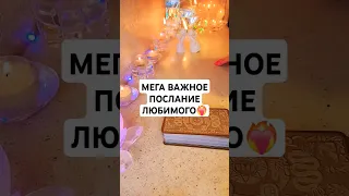 ☀️МЕГА ВАЖНОЕ ПОСЛАНИЕ ЛЮБИМОГО ❤️‍🔥 #таро #таролог #будущеетаро #гадание #tarot #раскладтаро