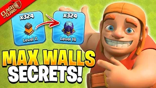 Secrets to Upgrade Walls Fast in Clash of Clans | Tips & Tricks to Max Walls Faster in COC