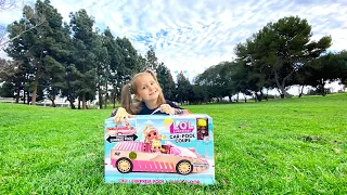 Карина и новая кукла LOL Surprise CAR-POOL COUPE. Машинка Лолки. Распаковка