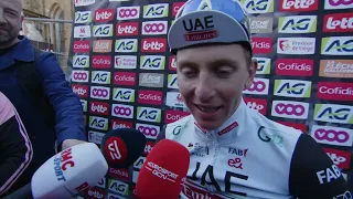 Tadej Pogačar - Interview at the finish - La Flèche Wallonne 2023