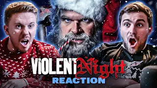 Violent Night (2022) CHRISTMAS MOVIE REACTION! FIRST TIME WATCHING!!