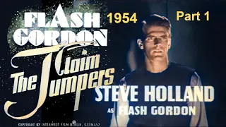 Flash Gordon (1954) TV series in colour! The Claim Jumpers, Part 1,  Steve Holland & Irene Champlin