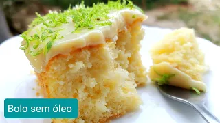 BOLO DE LIMÃO Fácil e Fofinho | Bolo sem óleo