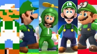 Evolution of Luigi in Super Mario Games