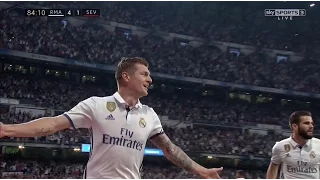 Toni Kroos Goal - Real Madrid vs Sevilla 4-1 - La Liga 14/05/2017 HD