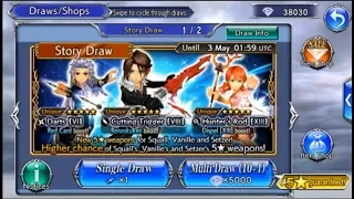 My Pulls for Squall 35 CP on Story Draw ~ The Lost Chapters ~ DFFOO