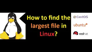 How to find Largest file in Linux | #dailystudylinux #linux @dailystudylinux #interviewquestion