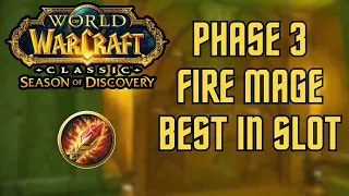 These are the BEST Items & Talents for Mage in Phase 3 | BiS Lists | WoW SoD Mage Guide Phase 3