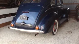 1938 ford V8 deluxe exhaust sound (mean)