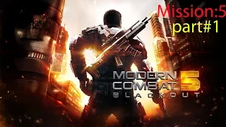 Modern Combat 5 Blackout Mission:5 (RyoGoku-The Hunt) Part#1 Walkthrough